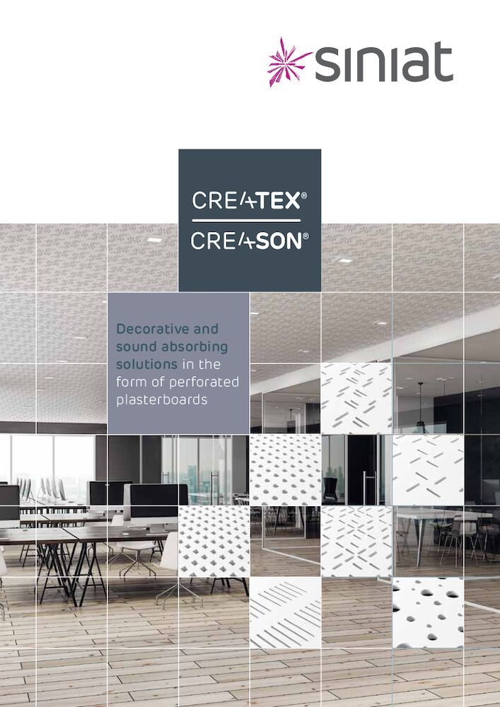 CREATEX - CREASON - Decorative and sound absorbing solutions