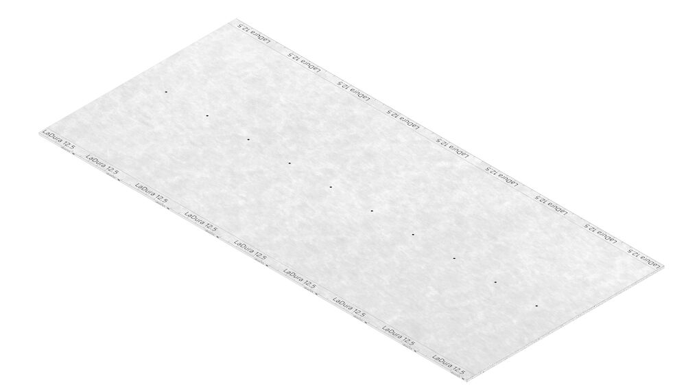 Placa de gips-carton cu miez aditivat impotriva umezelii si armat cu fibre de lemn