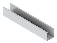 Profil de ghidaj rezistent la umezeala fabricat din tabla zincata cu grosime de 0.6 mm, avand in sectiune forma literei "U"