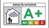 Simbol emisii A+ materiale constructii