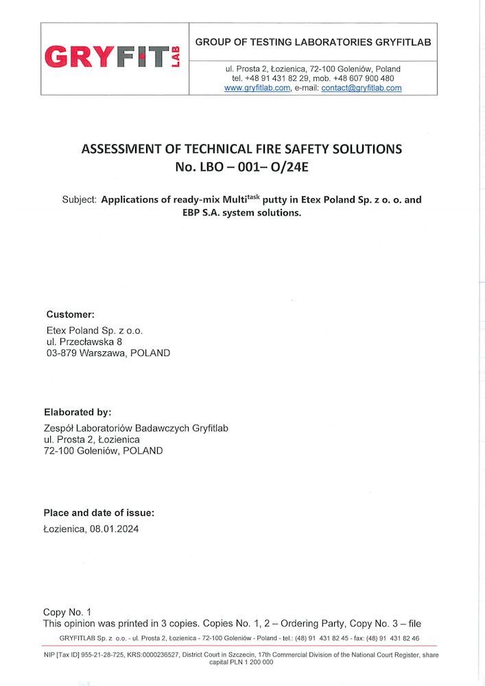 Nida MULTI Task - Technical Fire Solution