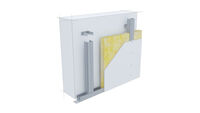 Placare cu 1 strat de plăci din gips-carton pe structură metalică CD60
