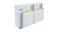 Placare cu 3 straturi de plăci din gips-carton pe structură metalică CD60